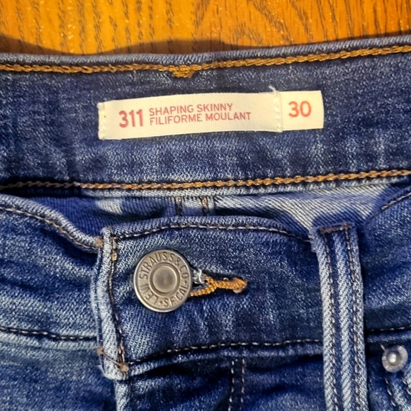 Levis 311 Shaping Skinny Women's Size 30 Blue Denim Jeans Red Tag A4 - Picture 5 of 10